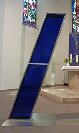 Blauer Arm